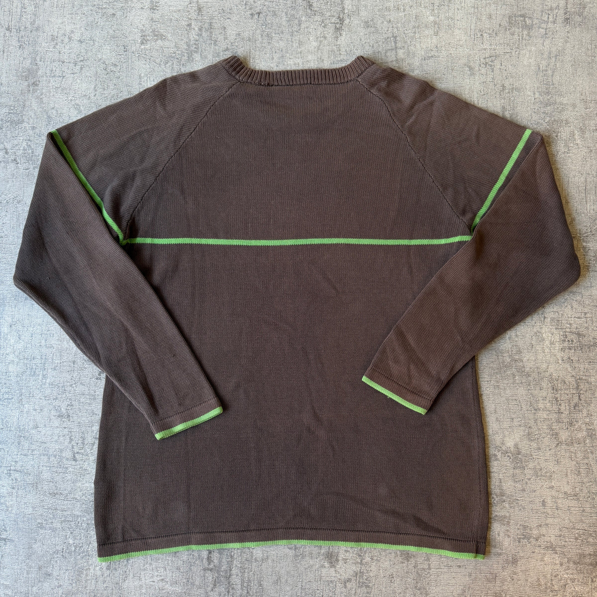 Billabong Y2K Brown Knitted Mens Sweater Size L Pullover -E33