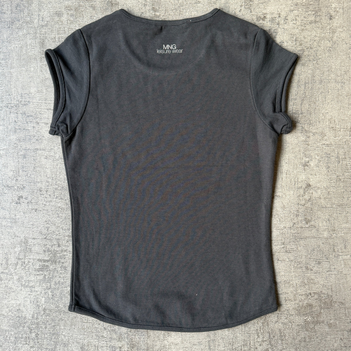 MNG Womens Leisurewear Longline Charcoal Grey Top Size M -G57