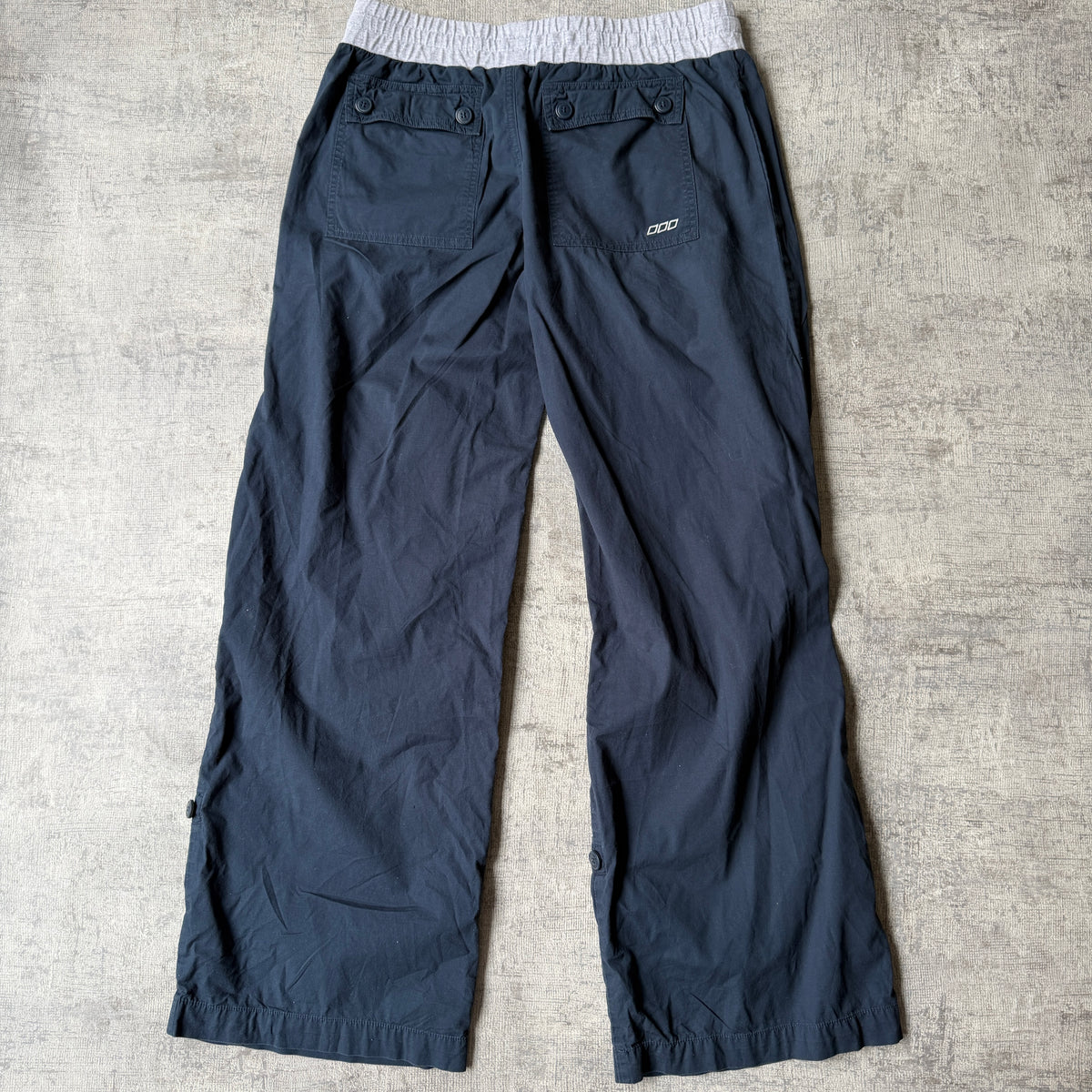 Lorna Jane Womens Baggy Track Pants Size S Navy Blue -A51