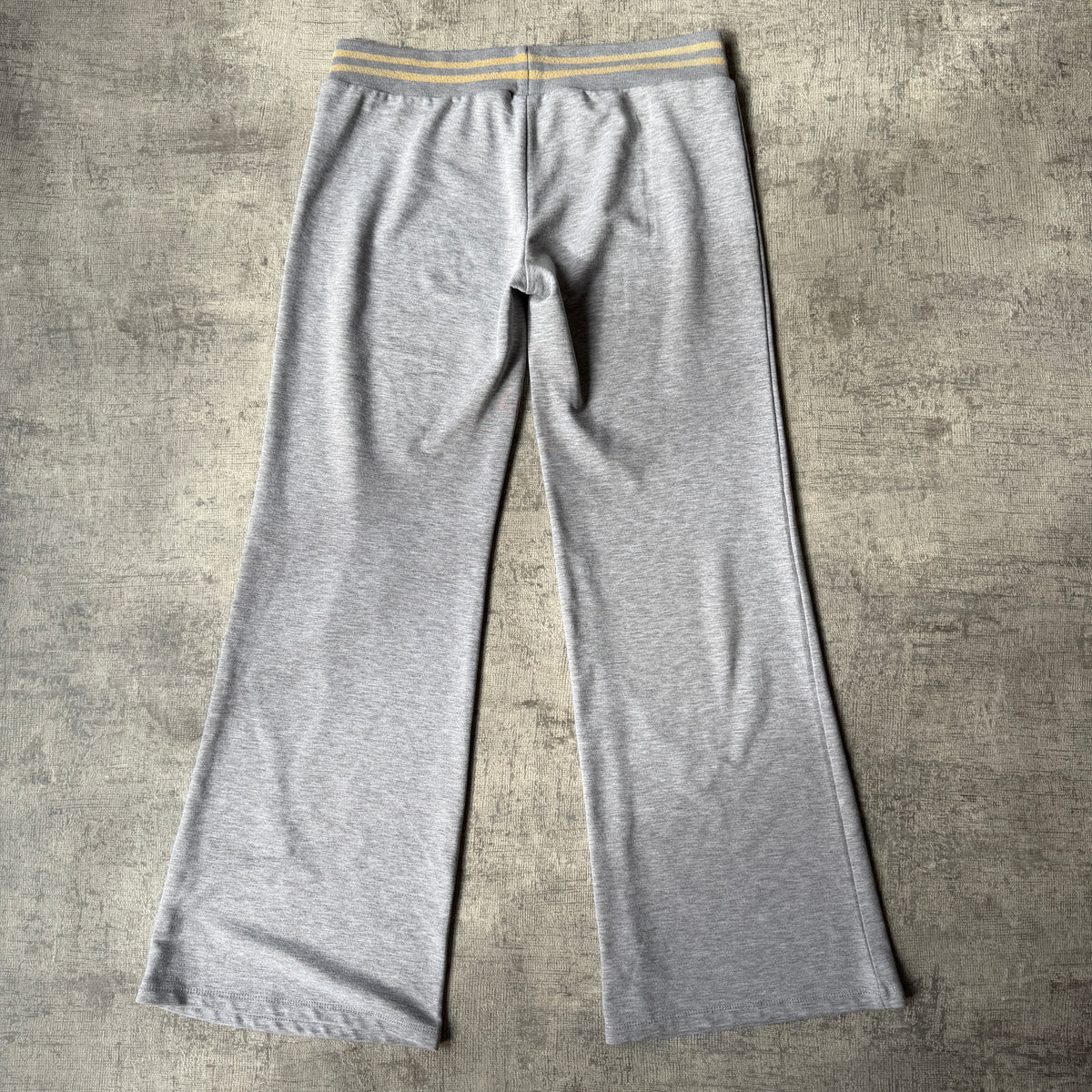 Womens Y2K Flared Track Pants Grey Fits Like Size M -A53