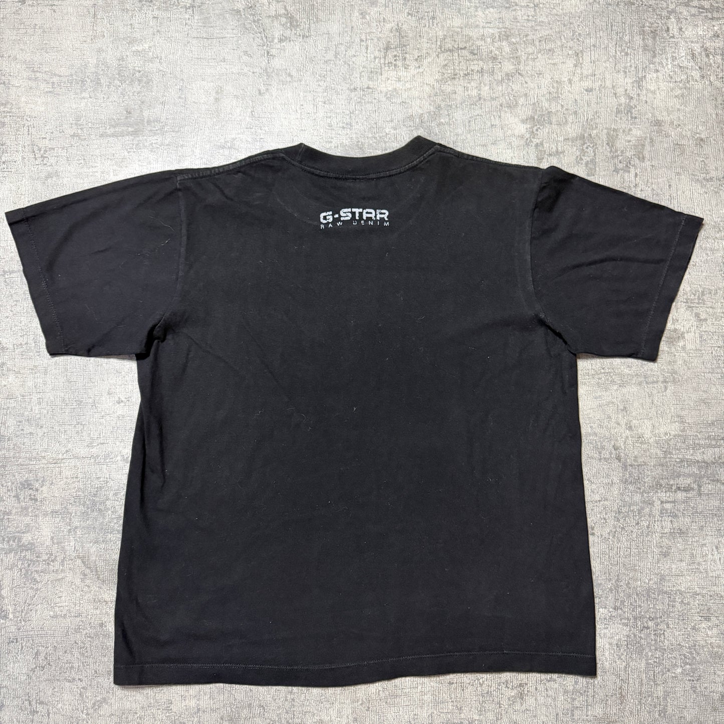 G-Star Raw Mens Black Y2K Graphic T-Shirt Size Fits S-M oversized -F44