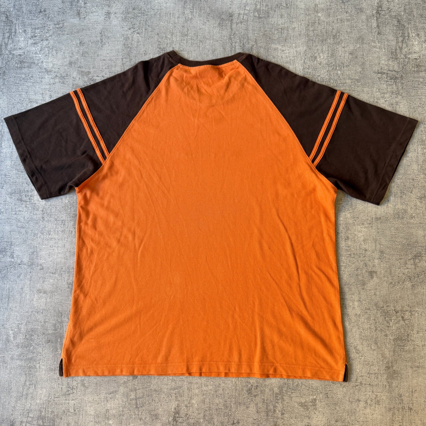 Colorado Mens Y2K Orange Two Tone T-Shirt Size XXL Boxy Fit -D64