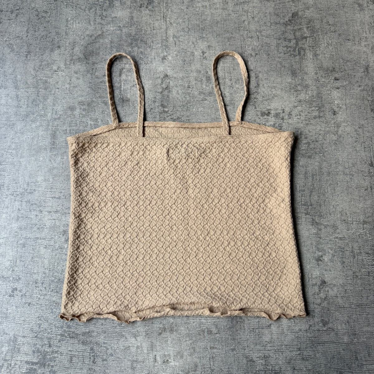 Hollister Y2K Womens Beige Cami Top Size M -G52