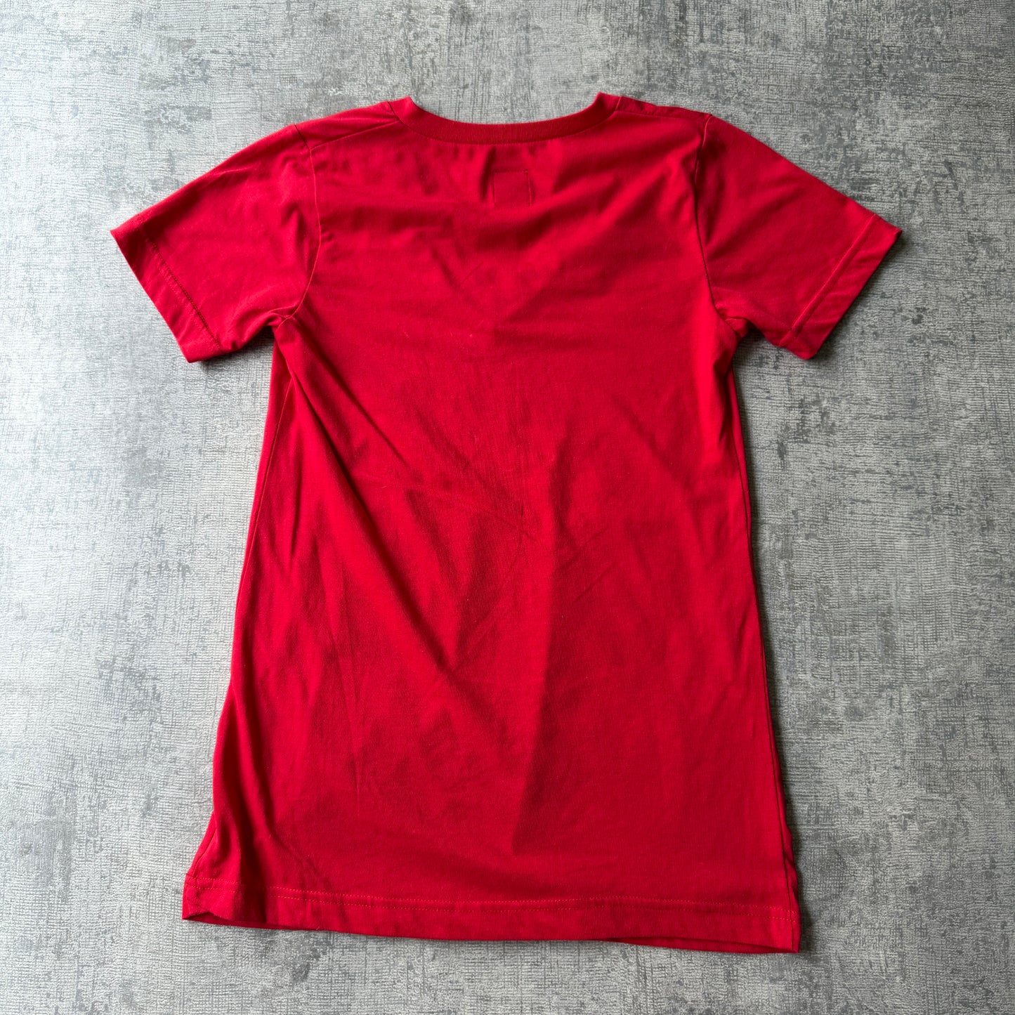 Volcom Y2K Womens Graphic Top Size S Womens Red V-Neck Tee -B18