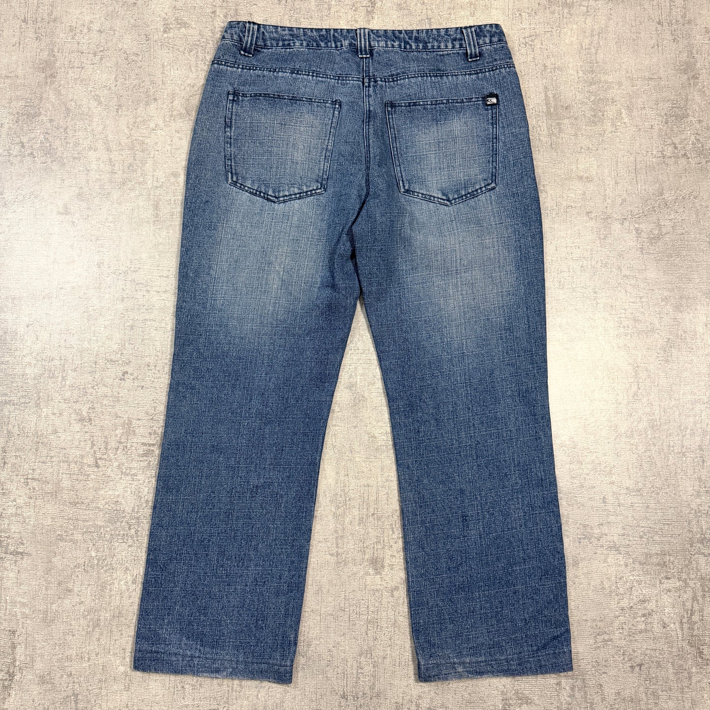 Carve Vintage Baggy Surf Jeans Size 34 Blue Denim -I12