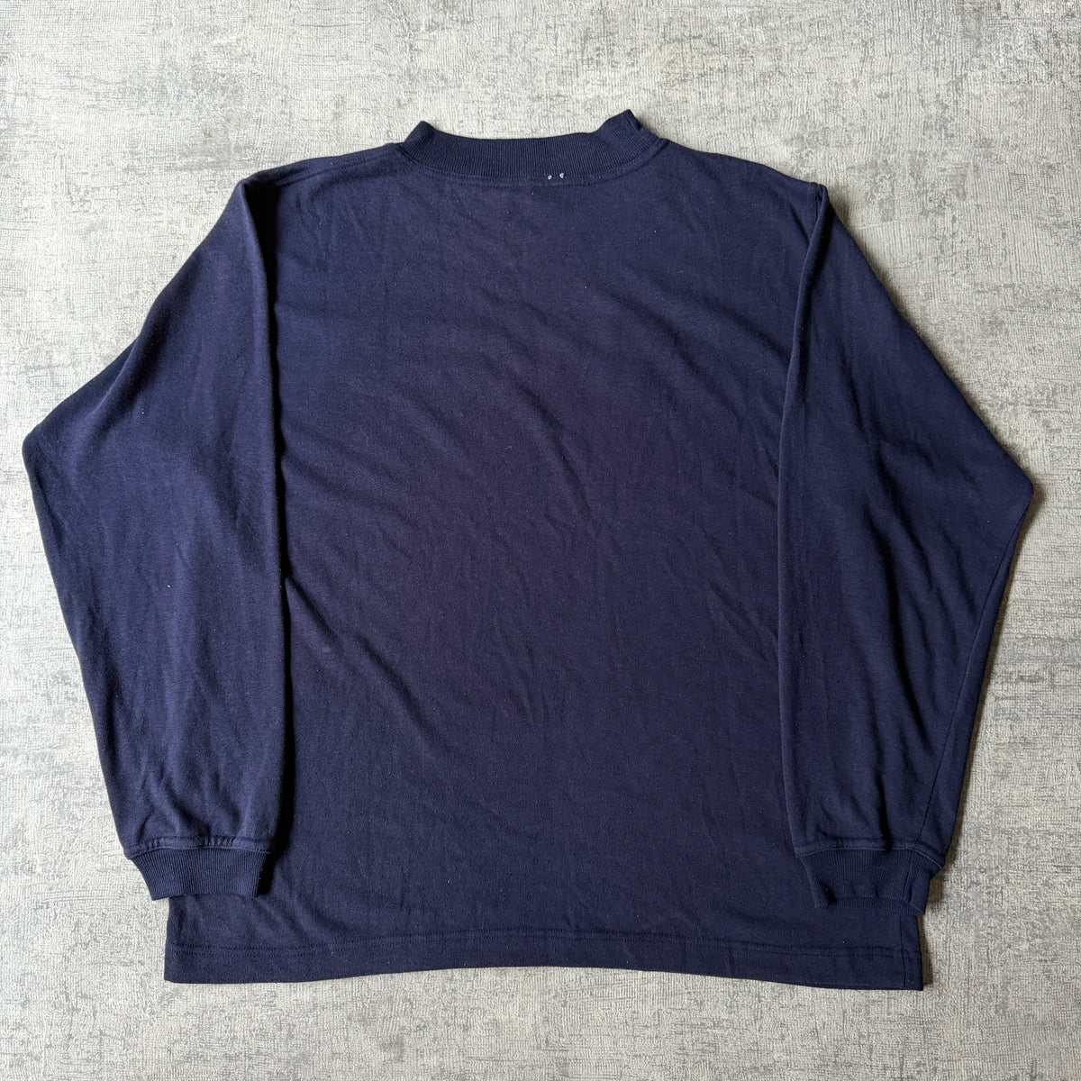 Saucony Athletic Navy Sweater Fits Size L Mens Lightweight Y2K -F28