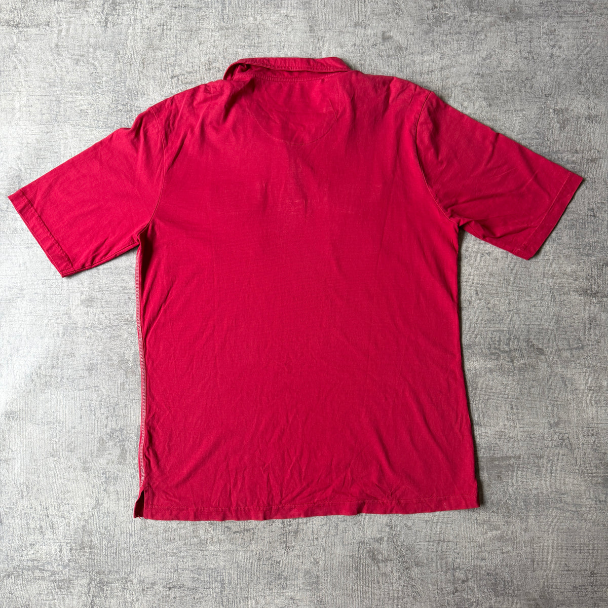 Doghouse Mens Y2K Red Polo Shirt Size S Mens Graphic Top -E38