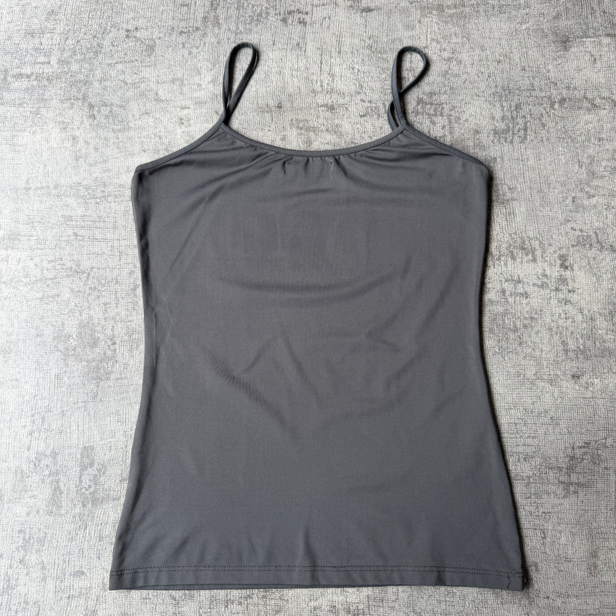 Dolce & Gabbana Grey Bejewelled Tank Top Size S Womens Y2K -C47