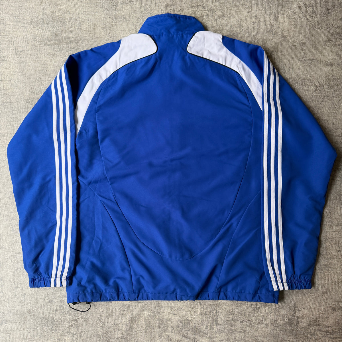 Adidas Y2K Track Jacket Size L Mens Blue White Full Zip -H32