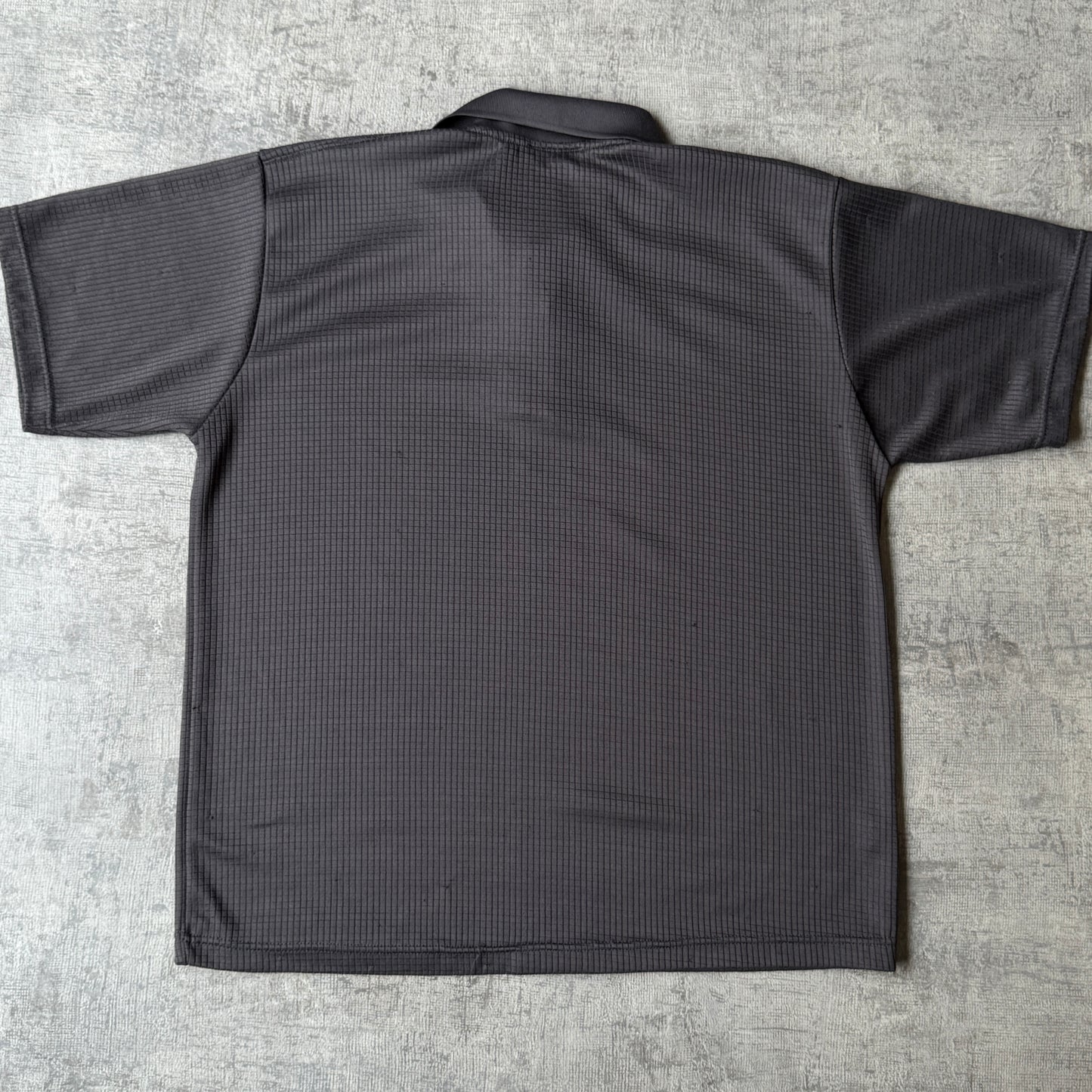 Nike Vintage Grey Polo Shirt Size L Mens Boxy Fit -C66