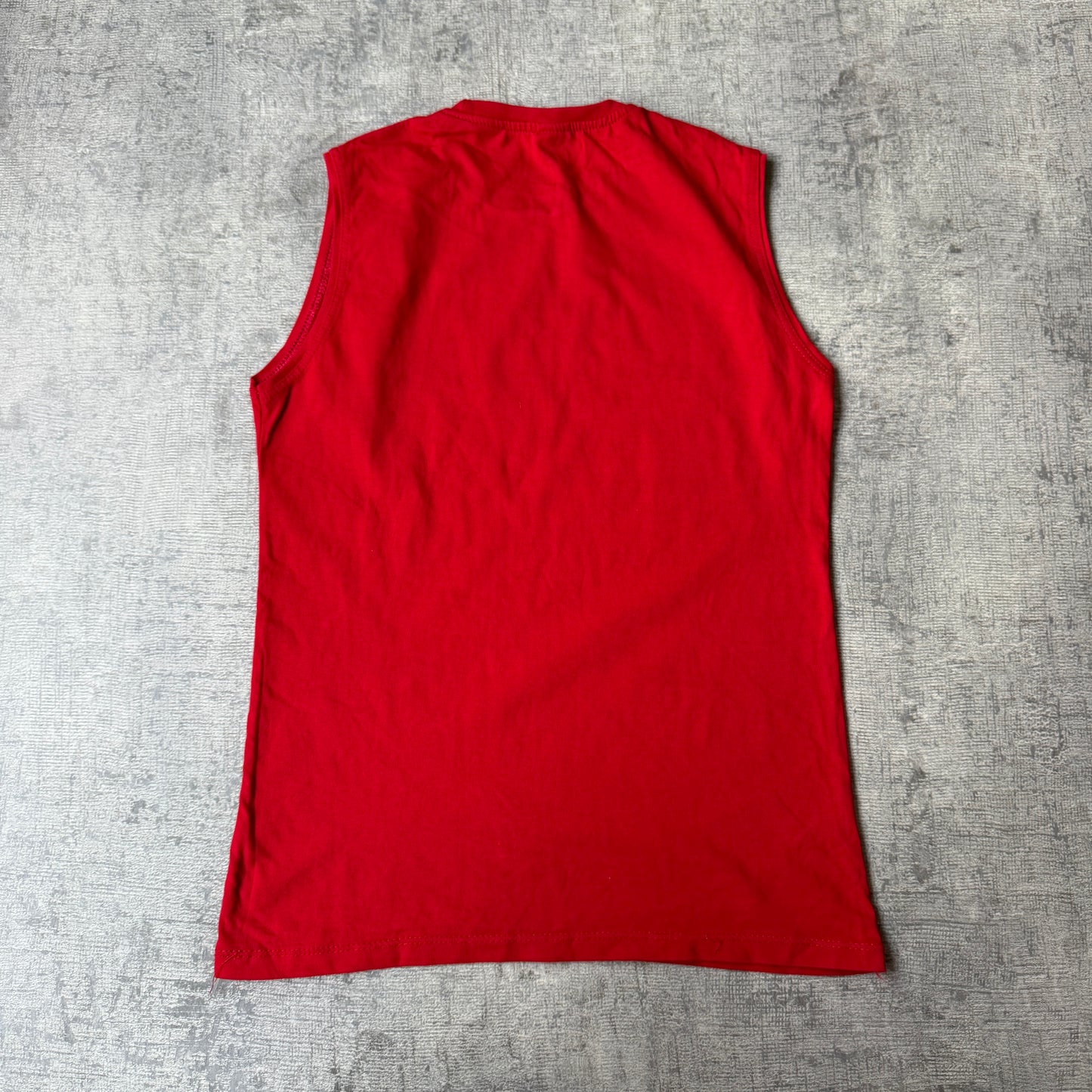 Emporio Armani Red Y2K Singlet Size 12y Fits XS-S Womens -G55