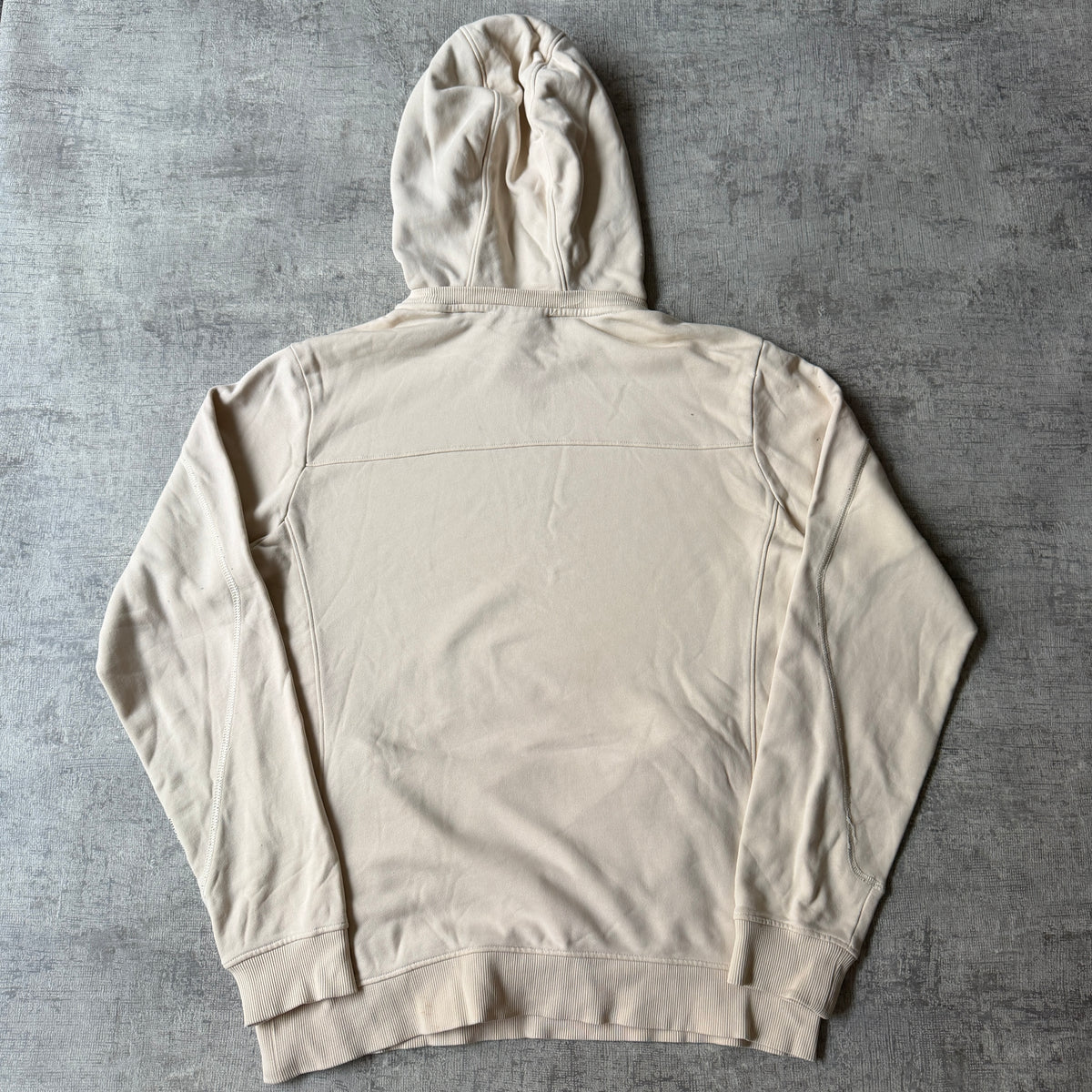 G-Star Raw Y2K Graphic Hoodie Fits Size L Mens Beige Pullover -F23