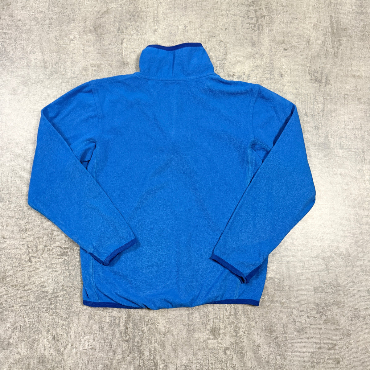 Quiksilver Y2K Blue Quarter Zip Fleece Jumper Size M/Y Fits XS-S Womens -I31