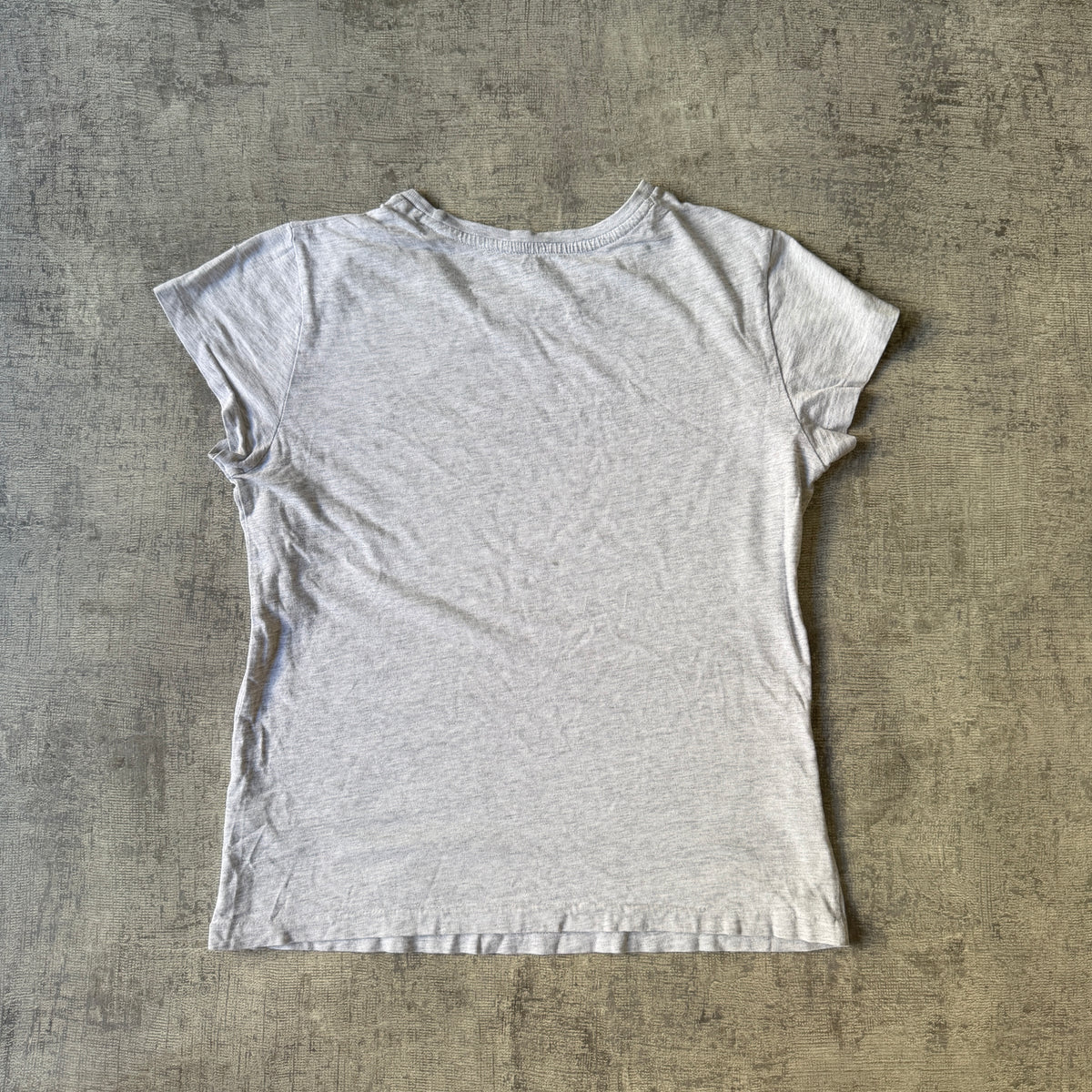 Polo Ralph Lauren Womens Grey T-Shirt Size M Short Sleeve Top -D49