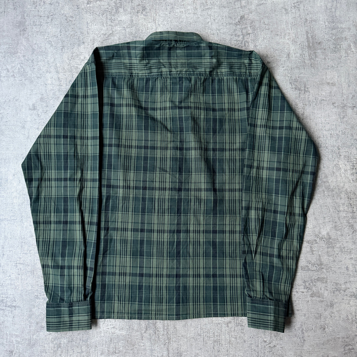 Polo Ralph Lauren Green Plaid Cropped Button Up Size XXL Long Sleeve -G14