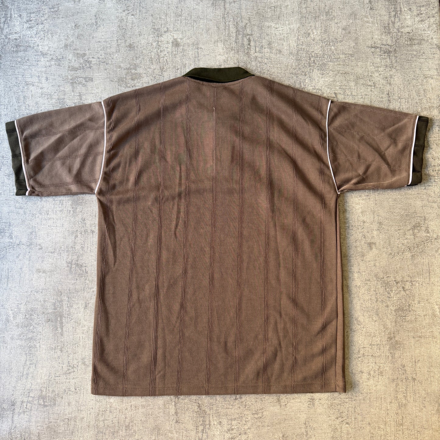 Nike Vintage Brown Polo Shirt Size L/XL Mens Deadstock Top -D65