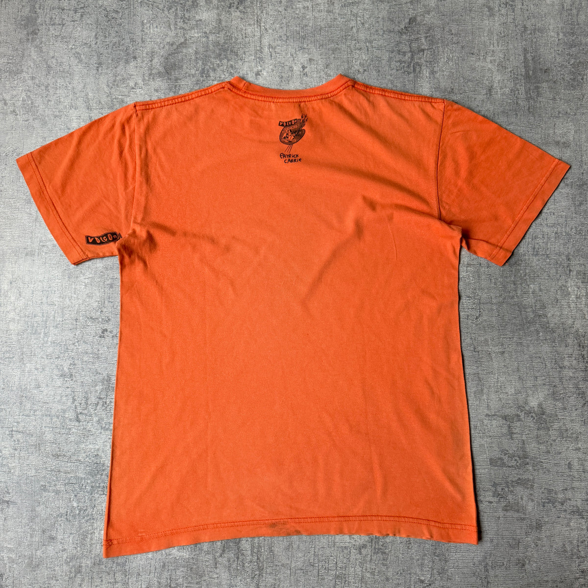 Volcom Y2K “Life is Easy” Orange Graphic T-Shirt Size XL Mens              -G46