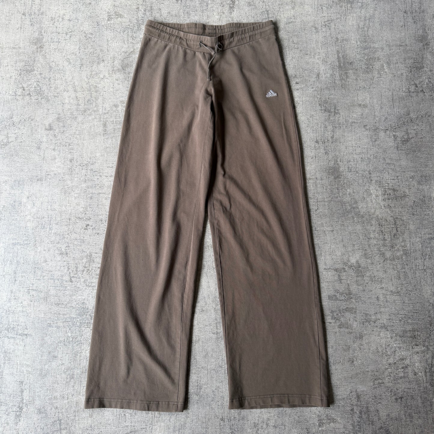 Adidas Womens Y2K Low Rise Brown Baggy Track Pants Size S              -E7