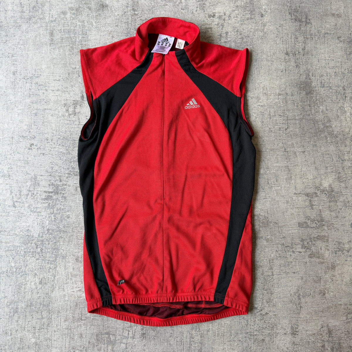 Adidas Y2K Womens Red Zip Up Tank Top Size XS Womens             -H62