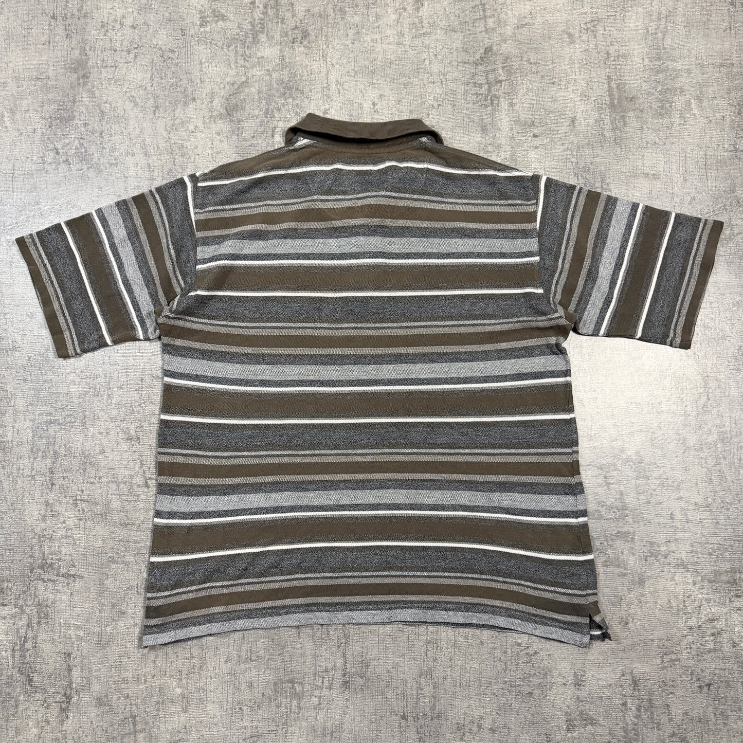 Golden Breed Vintage Striped Surf Polo Shirt Size L Mens                        -I67