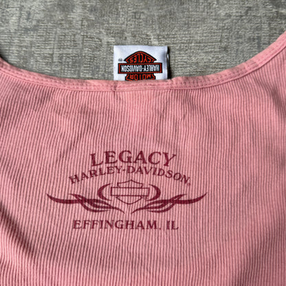 Harley Davidson Y2K Pink Tank Top Size XL Women's    -A2