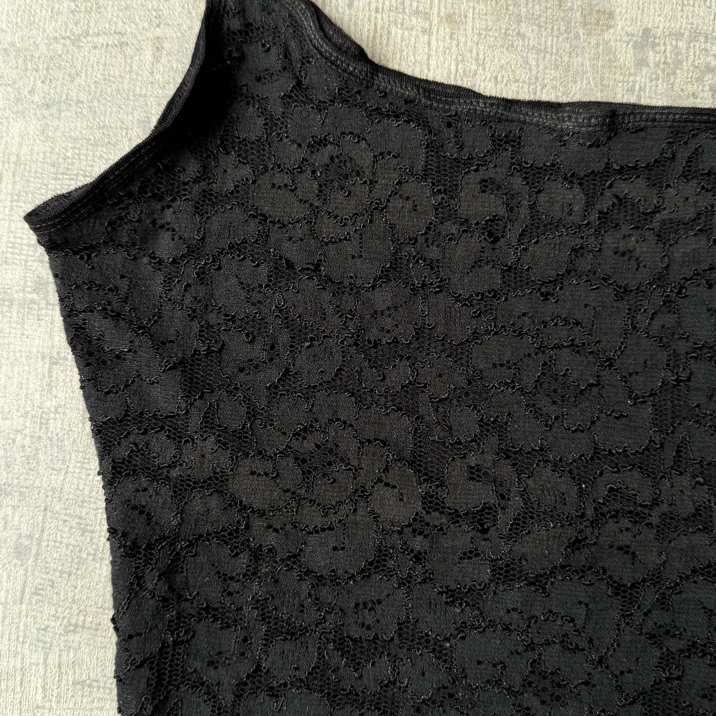 Lili Y2K Black Lace Cami Top Fits Size S Womens Tank                   -C46