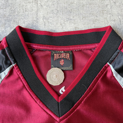 Vintage Rocawear Maroon Jersey Top Size Fits M-L Mens     -H51