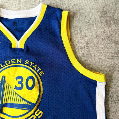 Golden State Warriors Stephen Curry NBA Jersey Size L Youth Fits S Womens           -C19