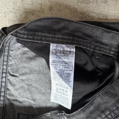 GUESS Vintage Black Jeans 34 Straight Leg Denim            -F7