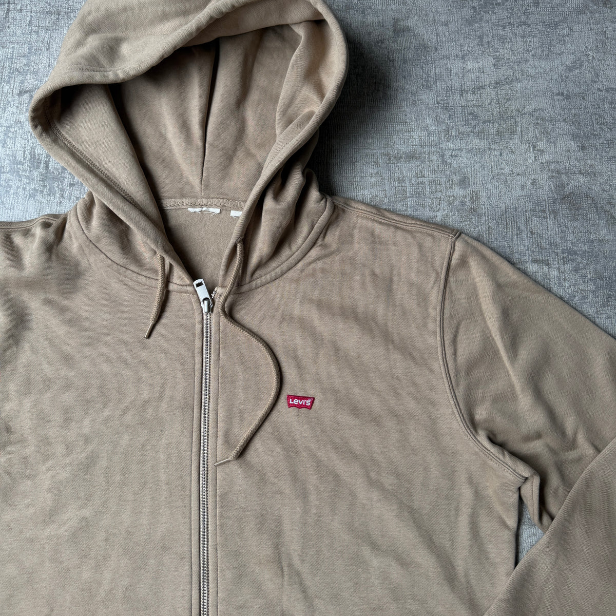 Levi’s Brown Zip Hoodie Fits M/L Mens Full Zip Jumper      -G31