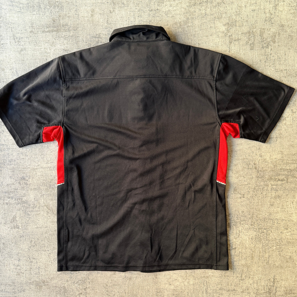 Ripcurl Y2K Button Up Shirt Size L Mens Black Red             -B53