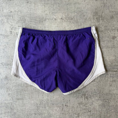 Nike Y2K Purple White Running Shorts Size S NCAA         -D7