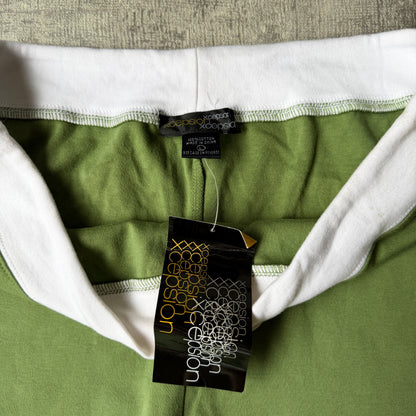 Xcepsion Green Y2K “Bling Bling” Sweatpants Size L Womens NWT’s          -G5