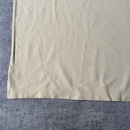 Tommy Hilfiger Pastel Yellow Polo Shirt Size M Mens Y2K             -E37