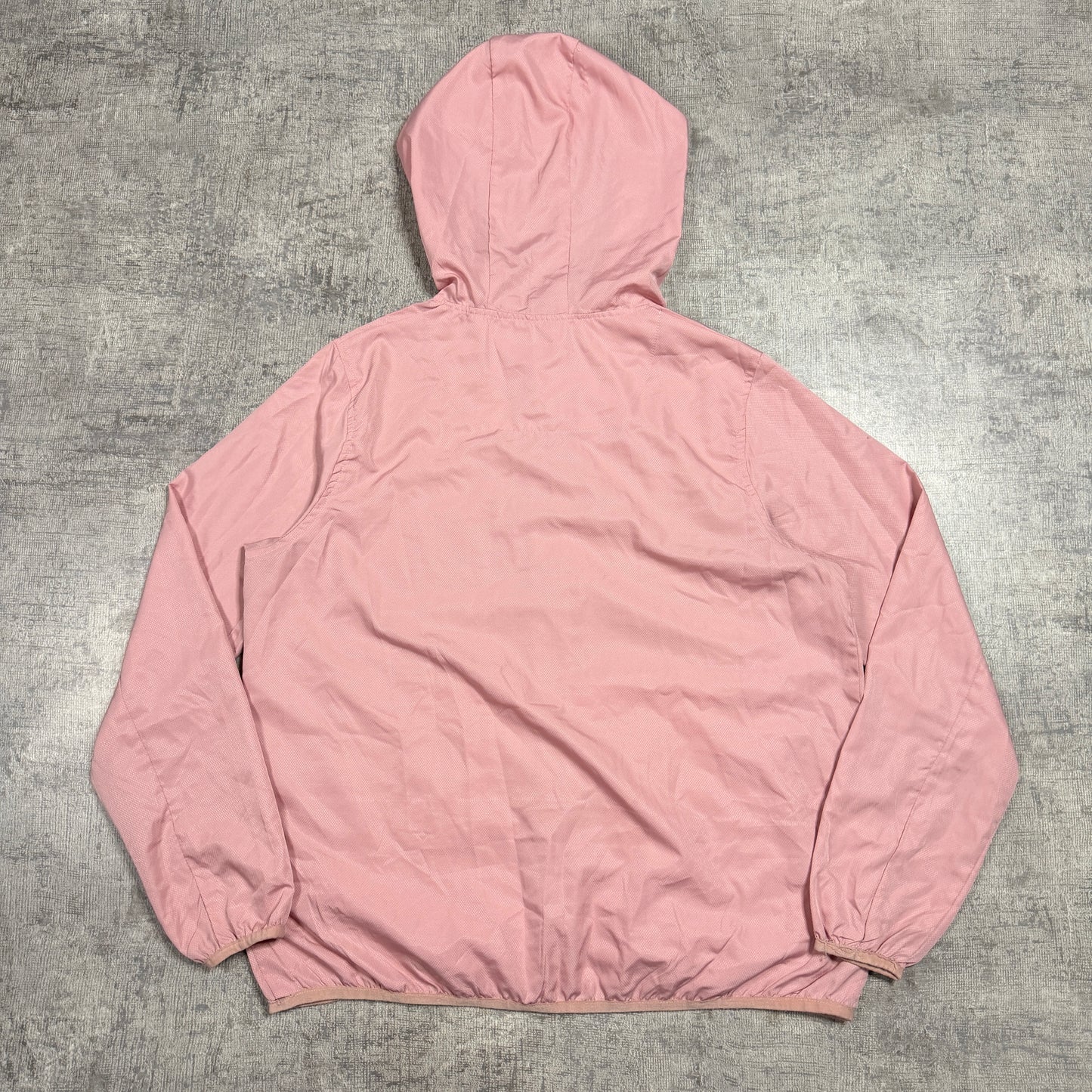 Kappa Y2K Womens Pastel Pink Hooded Track Jacket Size XL                -D25