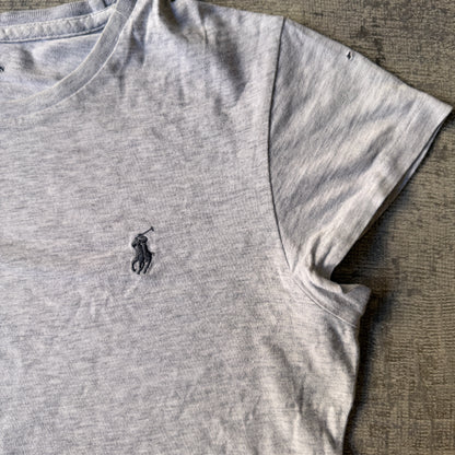 Polo Ralph Lauren Womens Grey T-Shirt Size M Short Sleeve Top          -D49