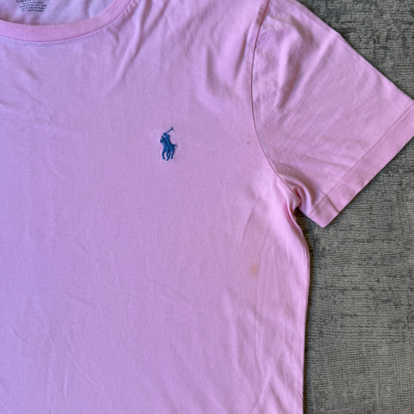 Polo Ralph Lauren Pink Mens T-Shirt Size S Mens Short Sleeve          -A67