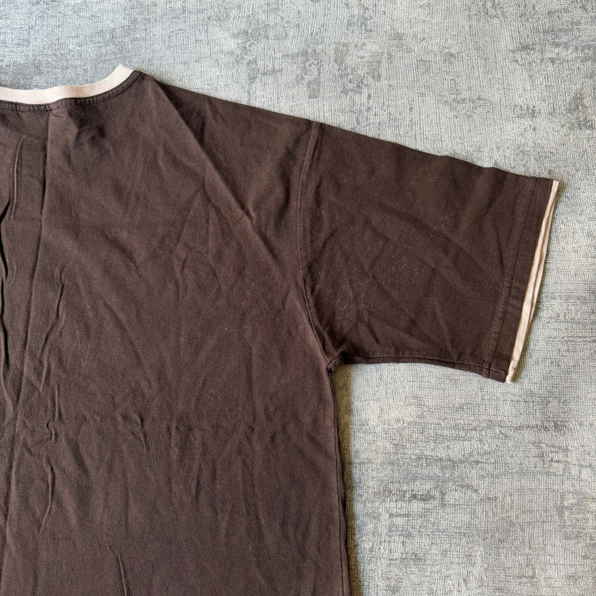 Boag's Draught Beer Y2K Ringer Shirt Size L Men's Brown     -A5