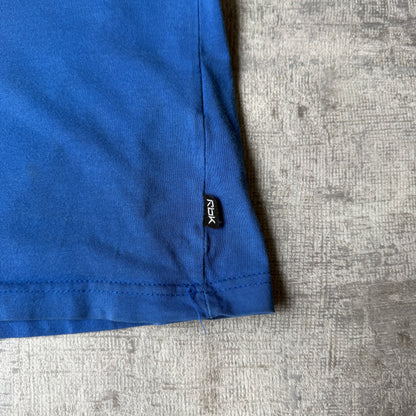 Reebok Y2K Blue Graphic Logo T-Shirt Size XXL Mens Tee        -B7