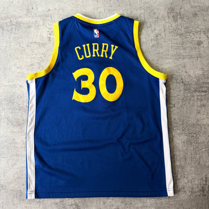 Golden State Warriors Stephen Curry NBA Jersey Size L Youth Fits S Womens           -C19