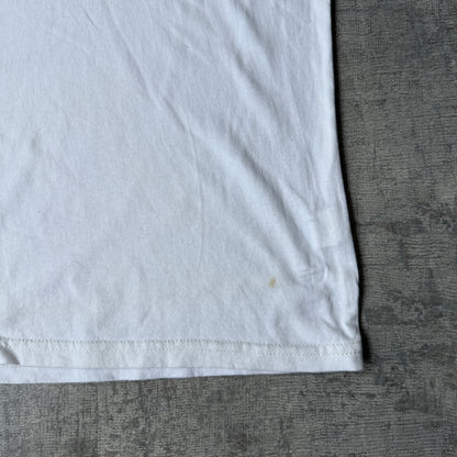 Stussy Australia White Tee Size M Mens Black Y2K Graphic      -G38