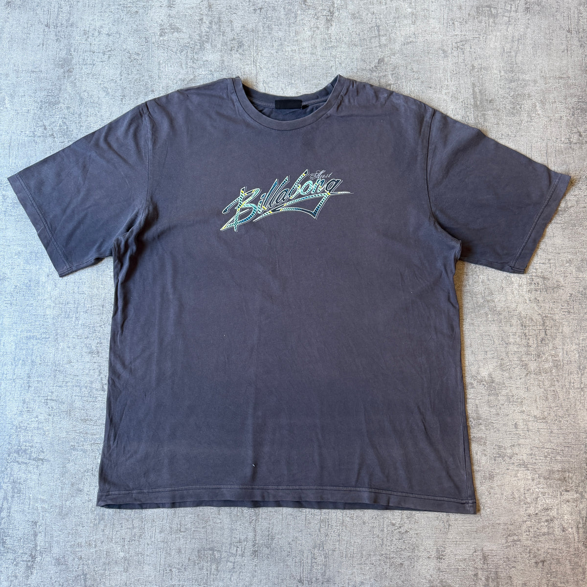 Billabong Y2K Graphic Tee Size 3XL Mens Black Natural fading       -H43