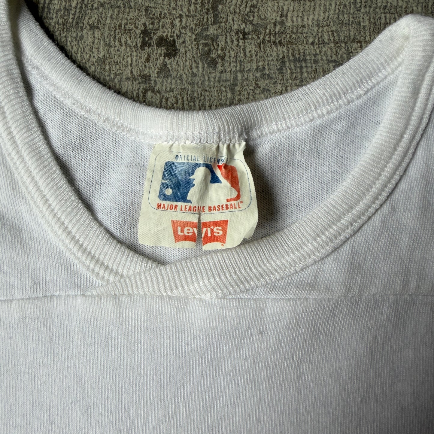 Vintage LA Dodgers MLB Levis Jersey Top Size S Mens Single Stitch      -B6