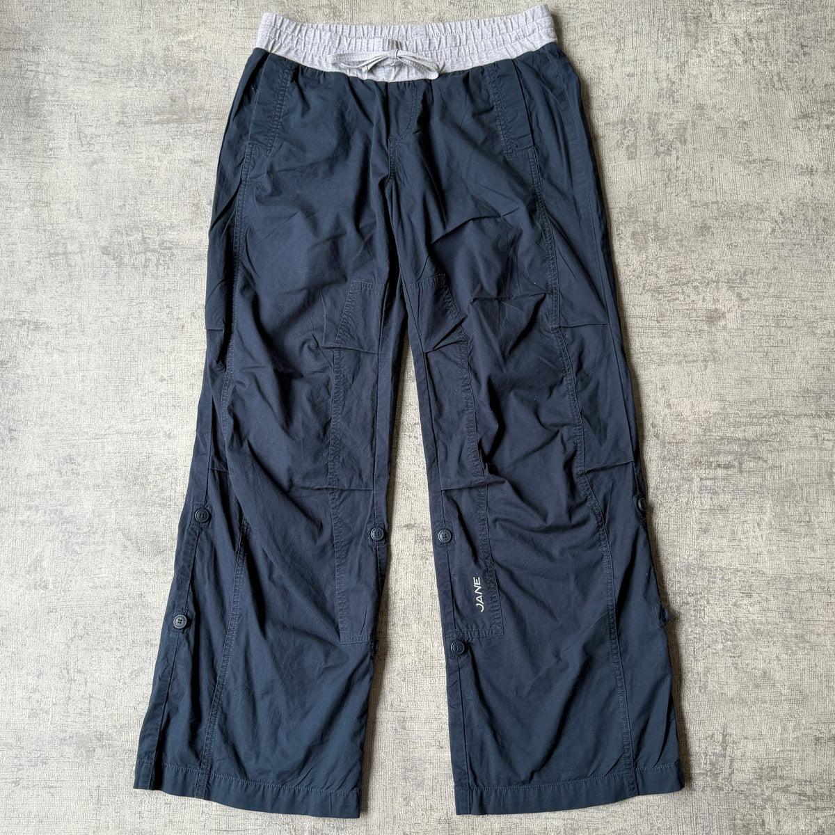 Lorna Jane Womens Baggy Track Pants Size S Navy Blue               -A51