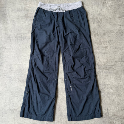 Lorna Jane Womens Baggy Track Pants Size S Navy Blue               -A51