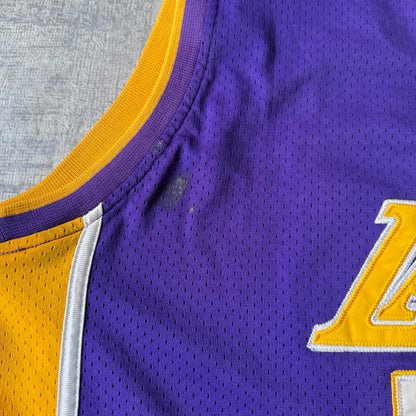 LA Lakers Kobe Bryant Starter NBA Jersey Fits Size XL Mens                   -E20