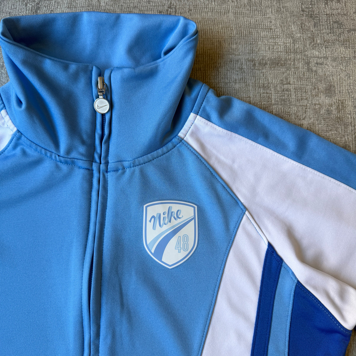 Nike Y2K Track Jacket Pastel Blue Size M Women's     -A3