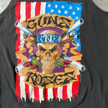 Guns & Roses 1991 Vintage Graphic Singlet Fits Size L Mens             -A56