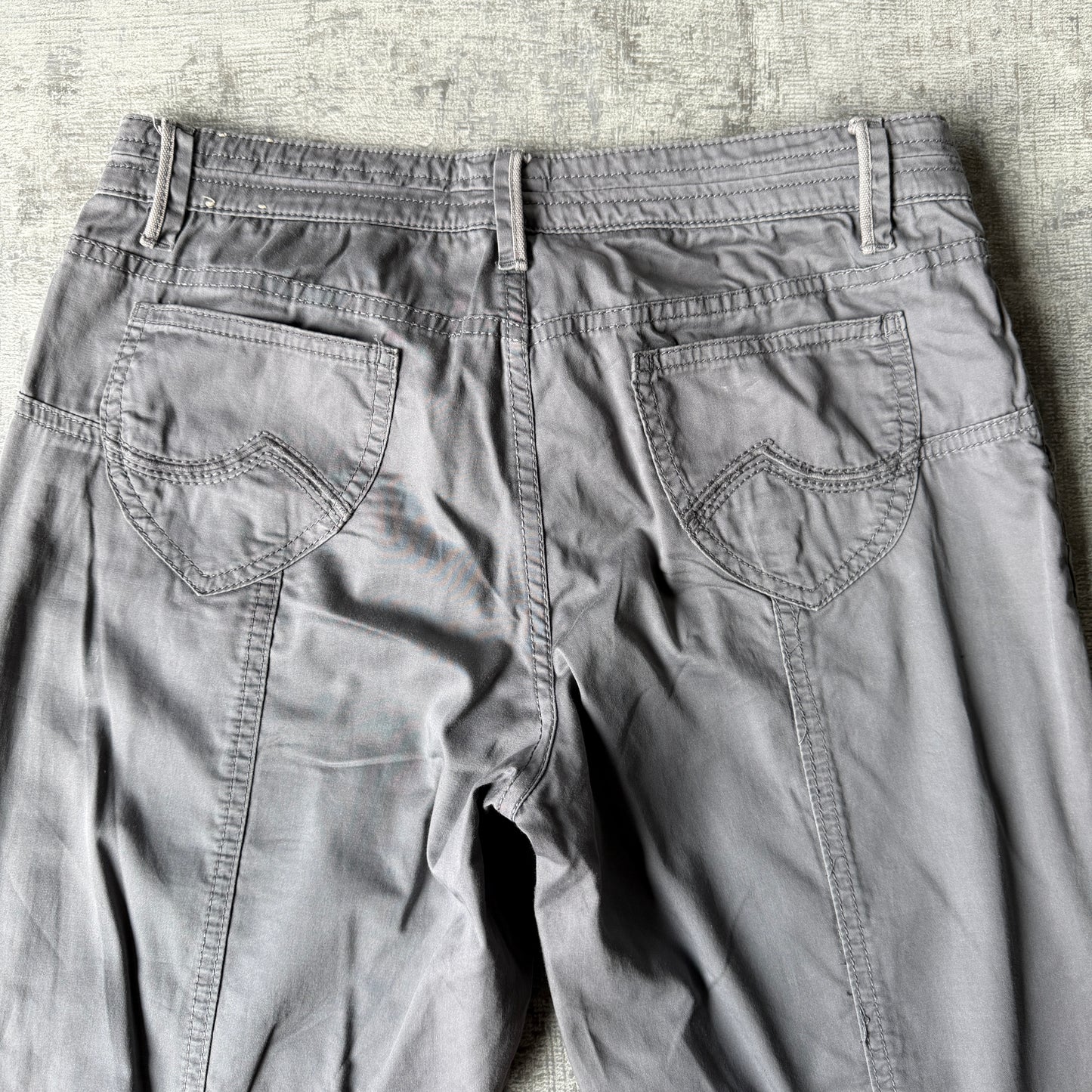 Colorado Womens Y2K Grey Cargo Size 6US/ 10 AU Low Rise Slim Fit                -E4