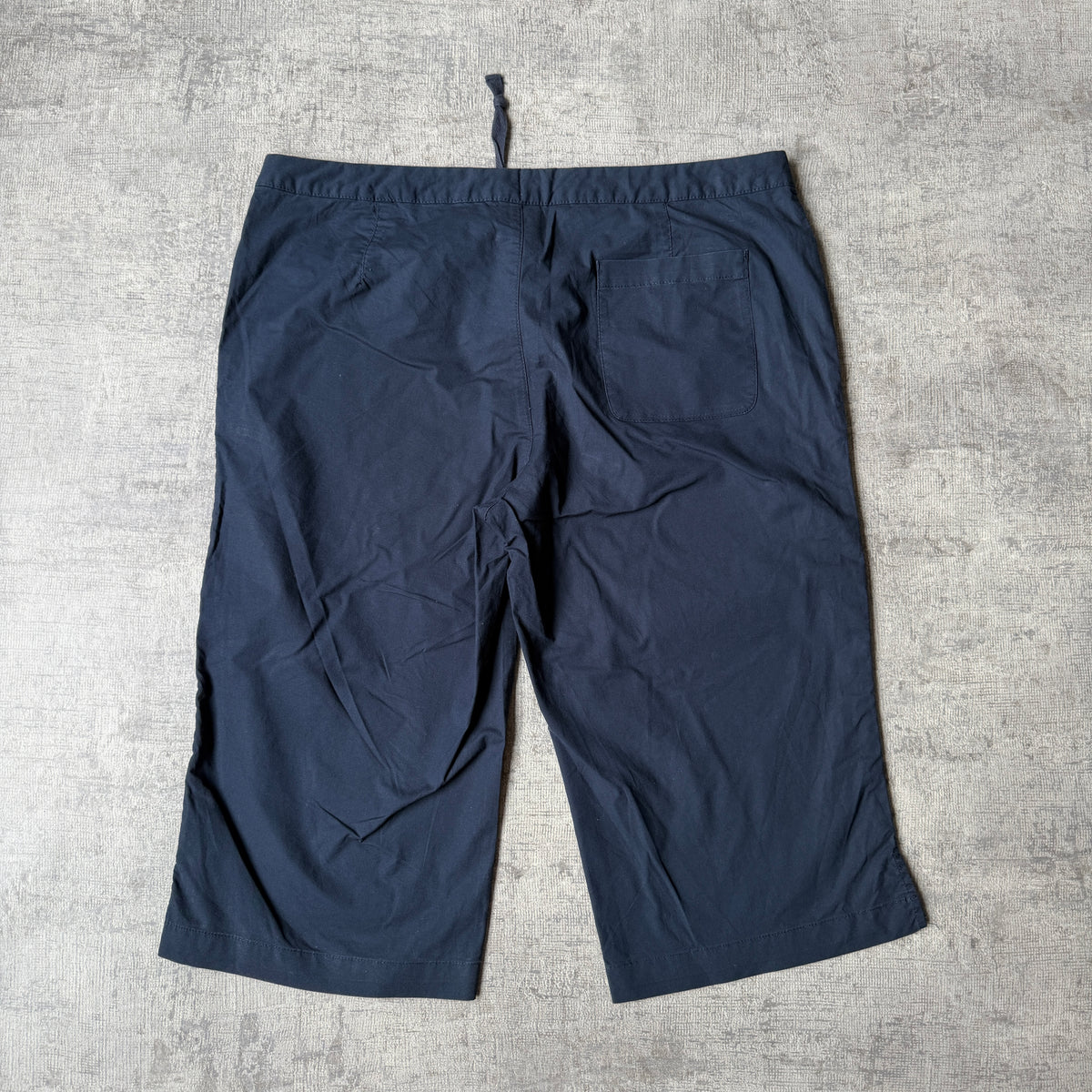 Nike Y2K Navy Baggy Athletic Shorts Size L Mens W’ Drawstring     -G7